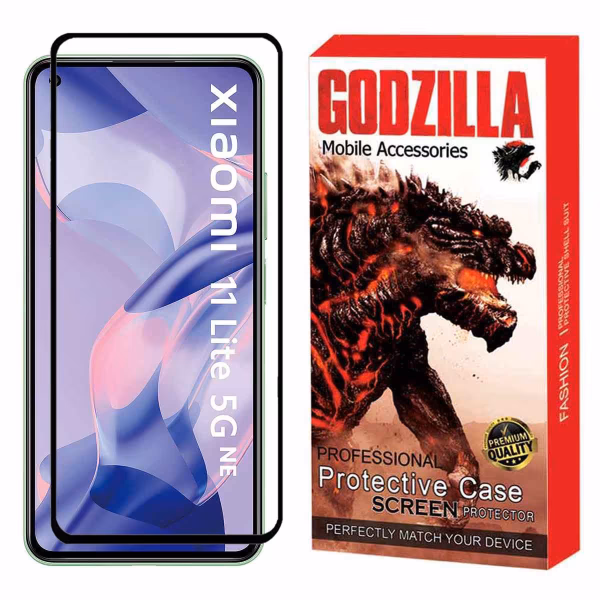گلس گودزیلا مدل Full  برای شیائومی  Xiaomi 11 Lite 5G NE