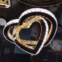 لوستر کریستالی مدرن، آویز درسا 3 (پس کرایه)