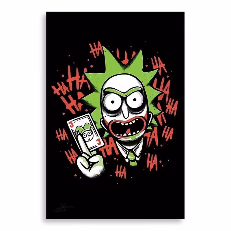 تابلو شاسی طرح Rick and Morty مدل NV0018