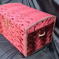 صندوقچه طرح مخمل شستی صندوقچه چوبی صندوقچه ترمه تحویل در  باربری مقصد 