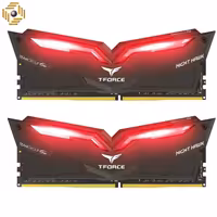 رم دسکتاپ DDR4 دو کاناله 3000 مگاهرتز CL16 تیم گروپ مدل T-Force Night Hawk ظرفیت 16 گیگابایت
