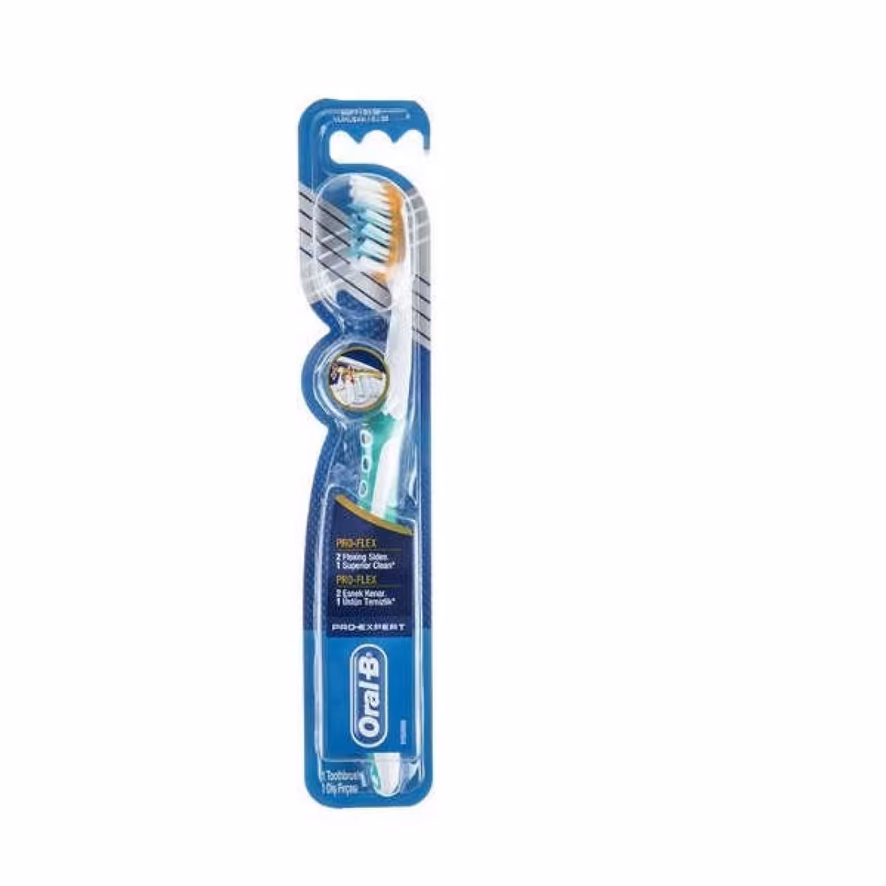 مسواک اورال-بی مدل پروفلکس با برس نرم