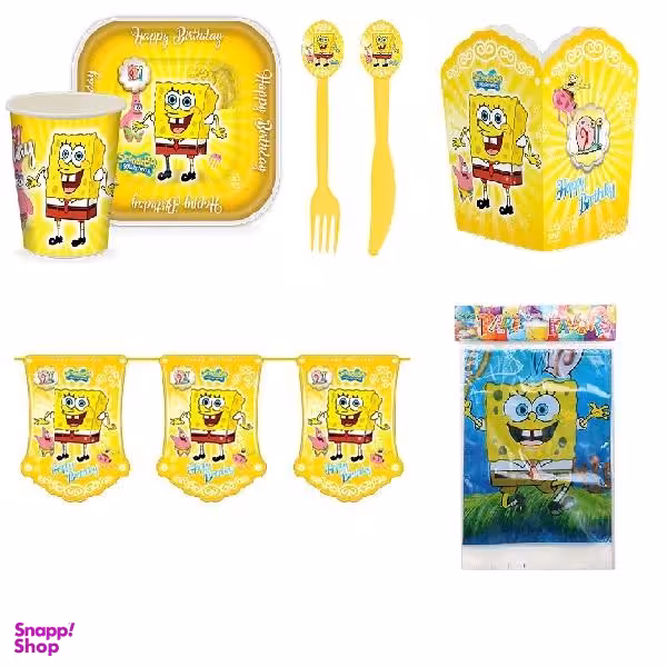 مجموعه 69 عددی تم تولد طرح باب اسفنجی