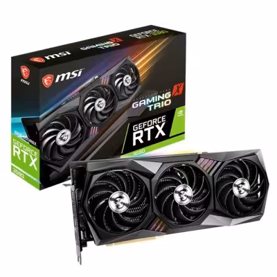 کارت گرافیک گیگابایت MSI GEFORCE RTX-3080 X TRIO  با حافظه 10 گیگابایت