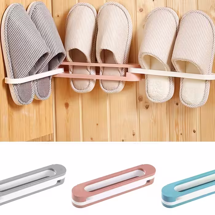 هولدر (نگهدارنده )دمپایی و حوله،،رنگ موجود طوسی و سبز آبی 