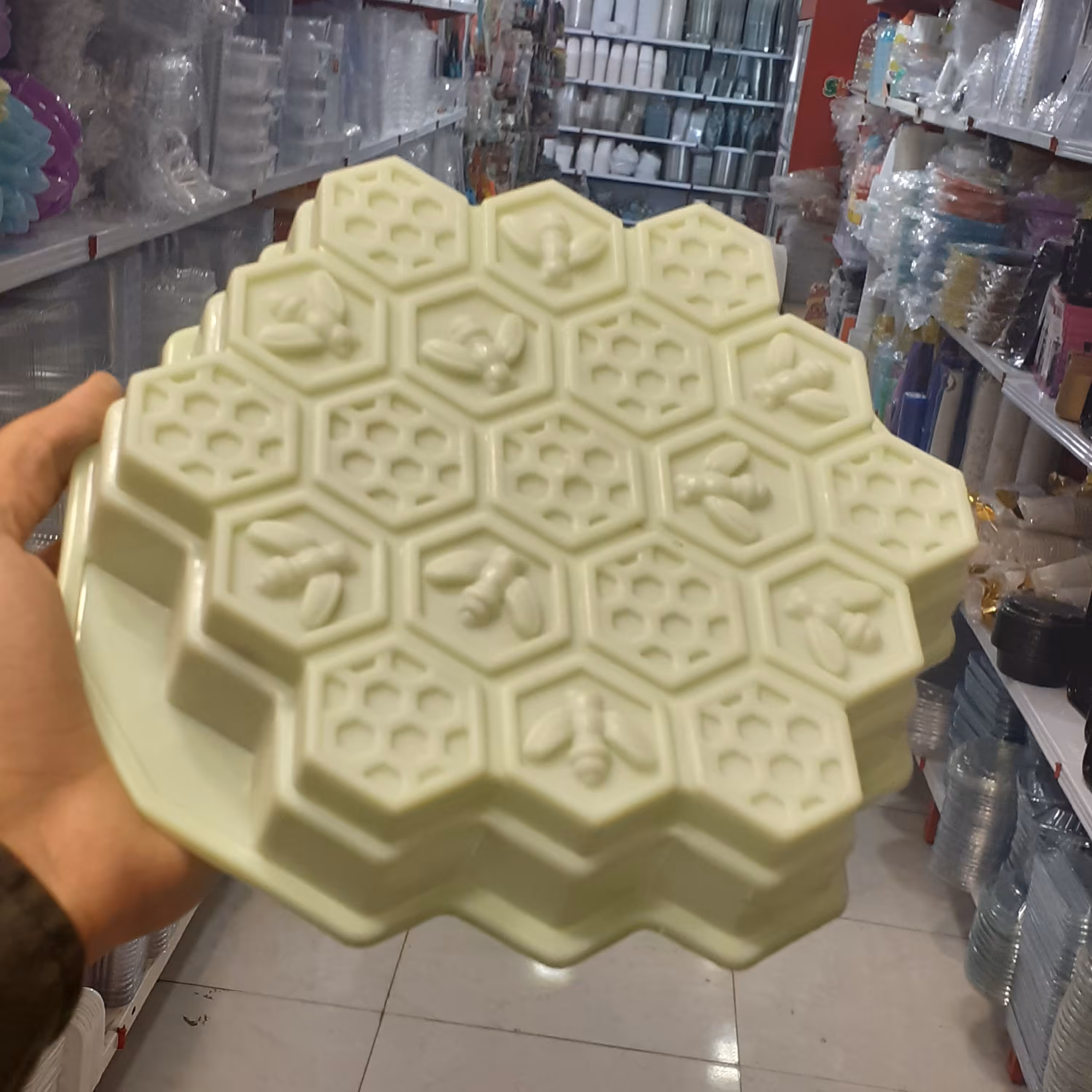 قالب ژله پلاستیکی لانه زنبور