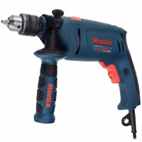 دریل 13 میلی متری چکشی سه نظام آچاری 810 وات (بدون کیف BMC) رونیکس مدل  2210C