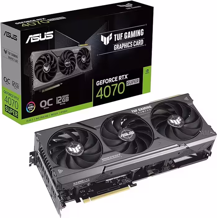 خرید کارت گرافیک ایسوس TUF Gaming RTX 4070 SUPER 12GB OC با بهترین قیمت