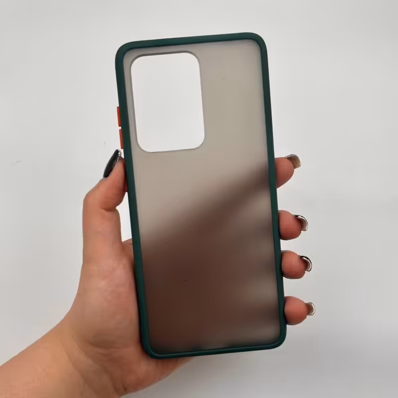 قاب گوشی Galaxy S20 Plus سامسونگ سبز پشت نیمه مات کد 23707