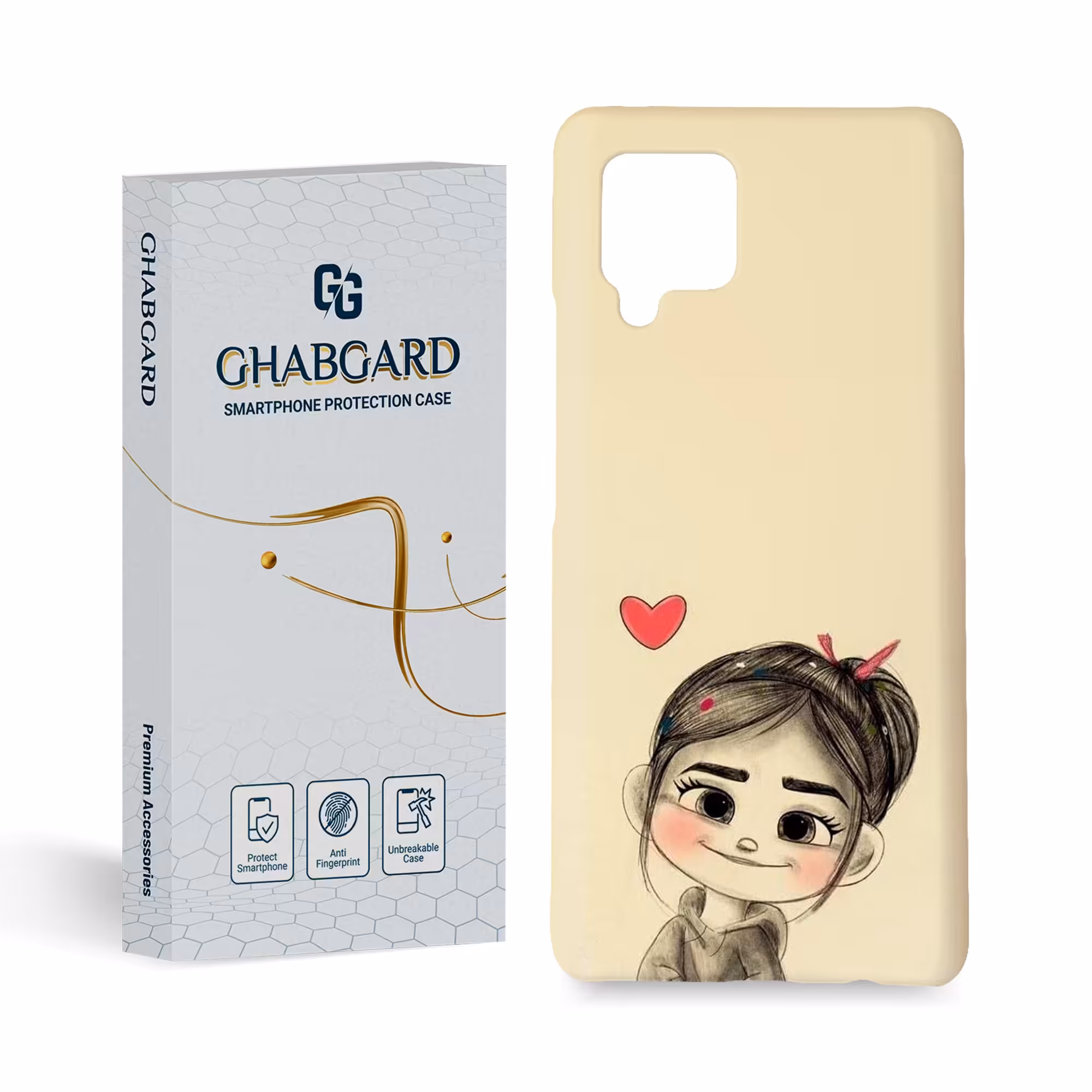 گارد قاب کاور دخترانه مدل g1147 مناسب برای گوشی موبایل سامسونگ a42 5g 