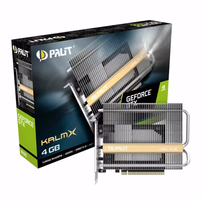 کارت گرافیک پلیت مدل GTX 1650 KalmX حافظه 4 گیگابایت