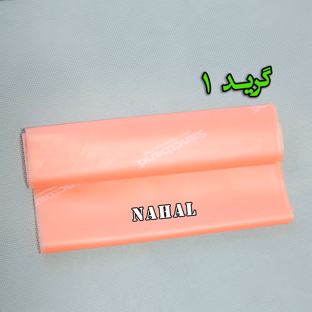 کش تراباند -رنگ صورتی - گرید 1-بسته بندی 1.5 متری