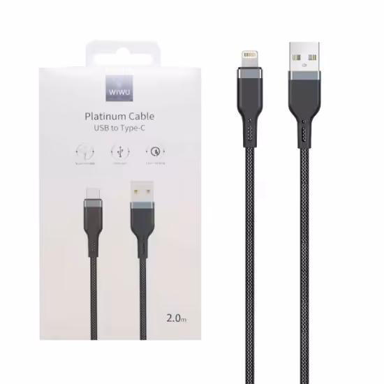 کابل تبدیل USB به لایتنینگ ویوو مدل PT01 طول 1.2 متر