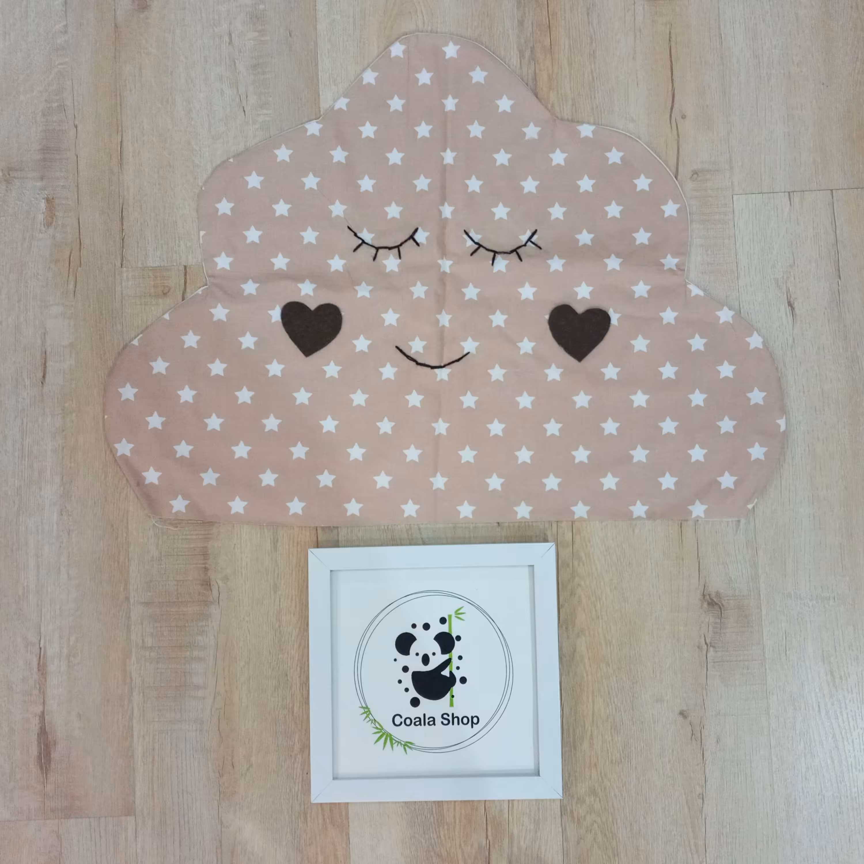 کوسن و گارد تخت کودک طرح ابر پر شده از الیاف مرغوب و دوخت  پارچه درجه 1