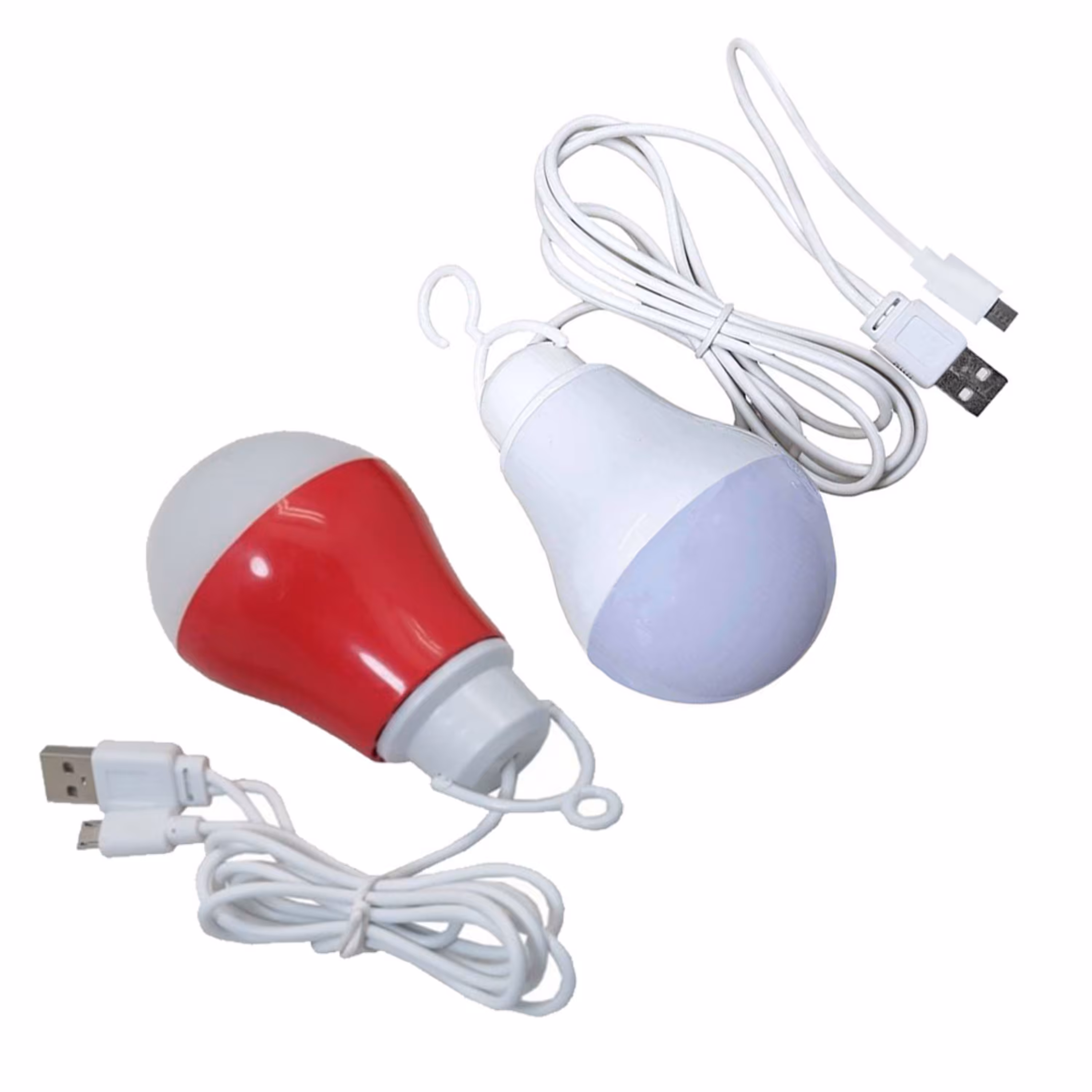 لامپ ال ای دی 5 وات مسافرتی  با اتصال USB دو سر