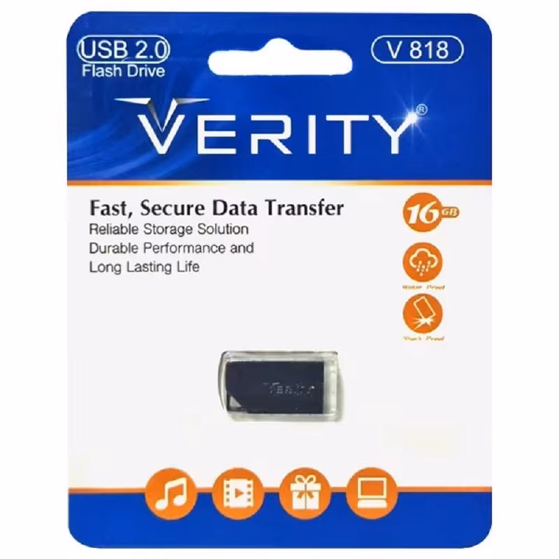 فلش مموری وریتی مدل V818 ظرفیت 16گیگابایت