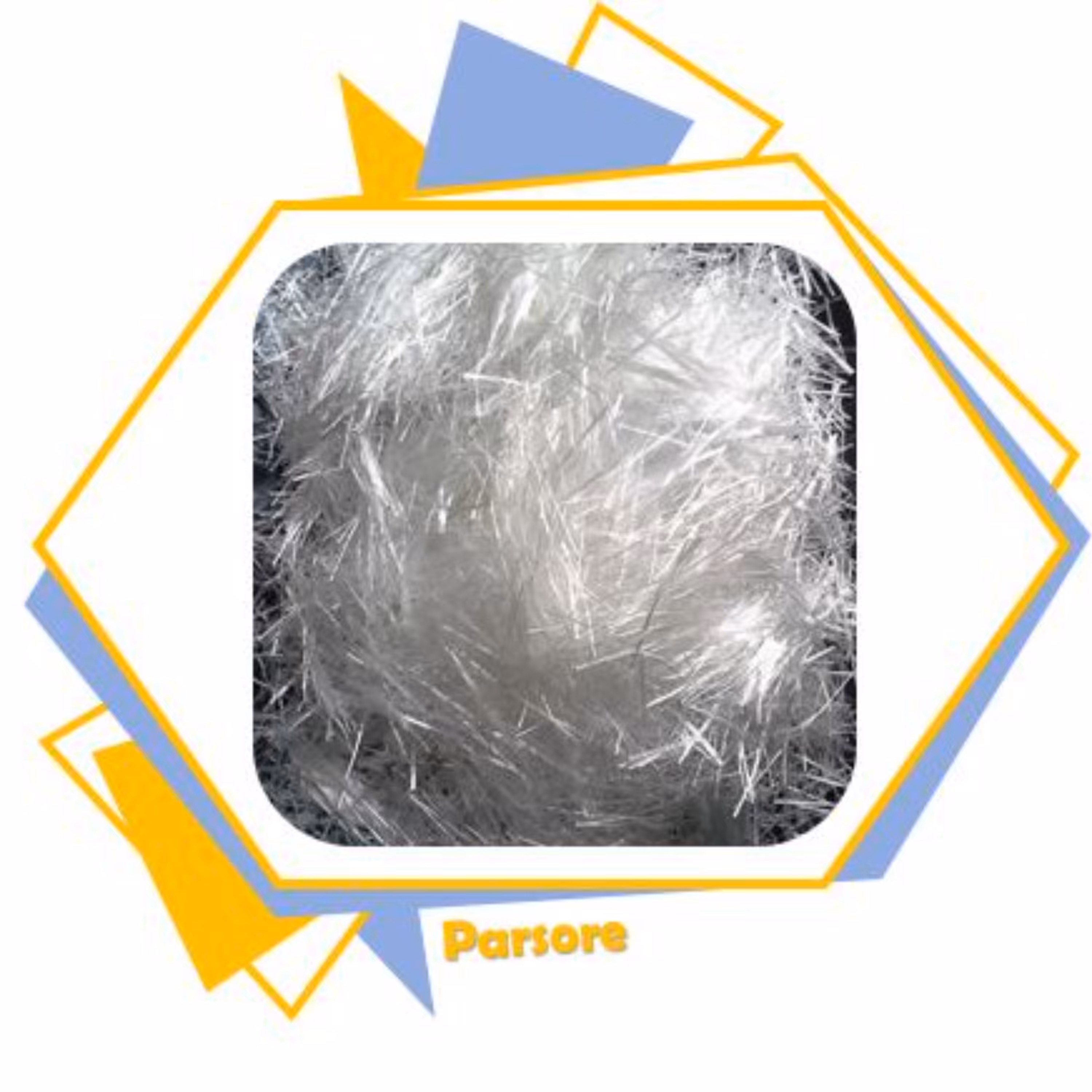 الیاف شیشه چاپد سایز 12 میلی متر  1 کیلویی