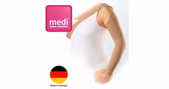 آستین طبی نازک بنددار تا مچ مدی Mediven CG/H - کلاس فشار 2 - کد 608