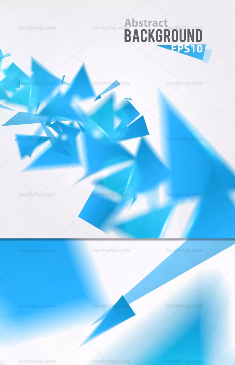 وکتور بک گراند و پس زمینه انتزاعی آبی رنگ | گرافیک با طعم تربچه