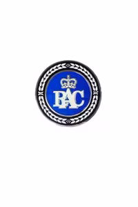 برچسب آرم و نوار شبرنگ چند رنگ ARMA RAC BLUE 90 MM Space