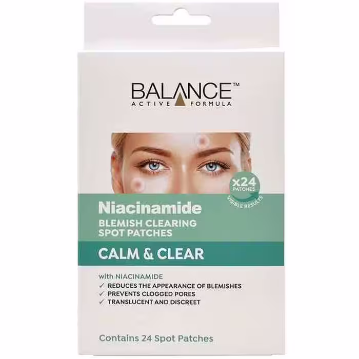 پچ ضد جوش بالانس BALANCE مدل نیاسینامید NIACINAMIDE تعداد 24 عدد | ضد جوش سریع