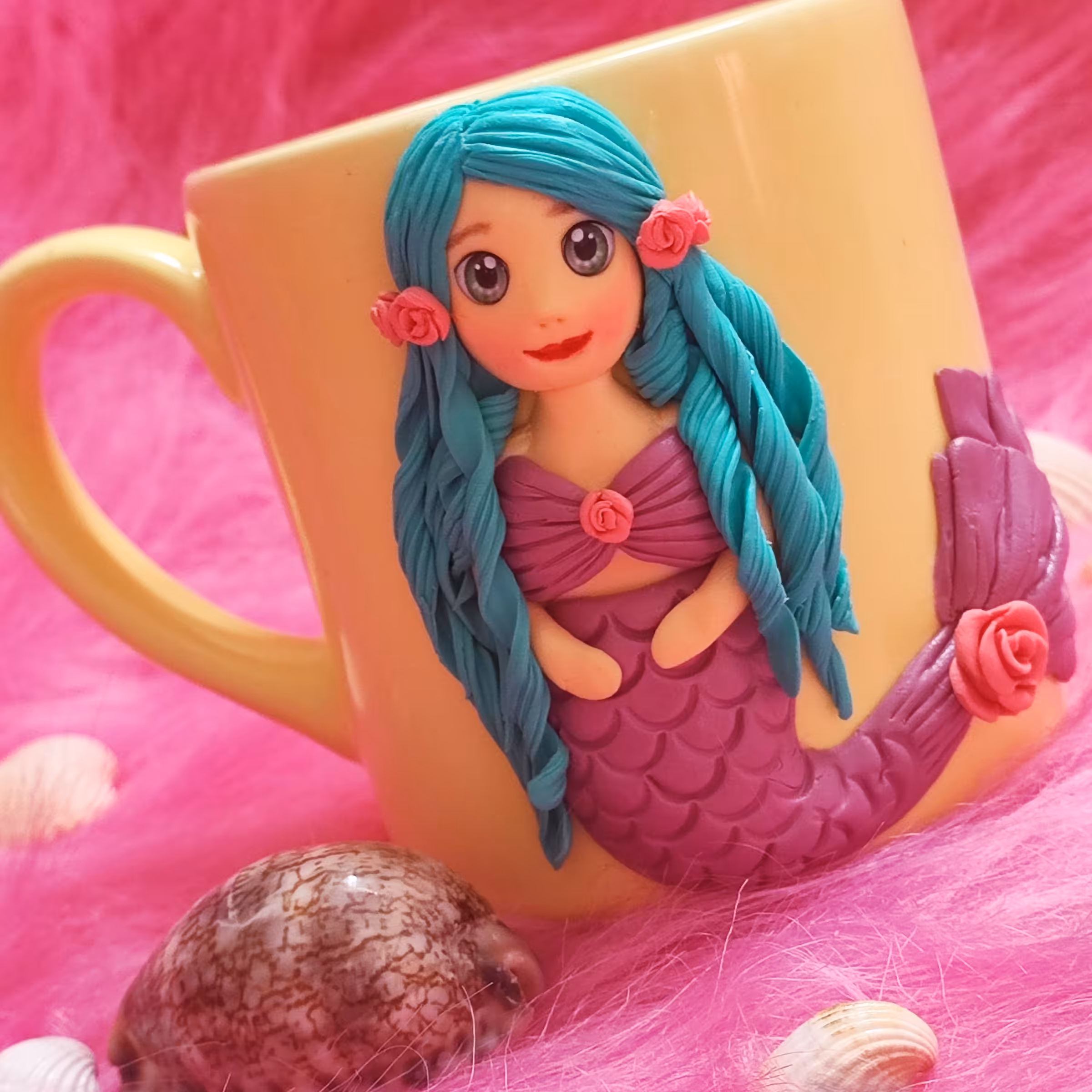 ماگ سرامیکی پری دریایی