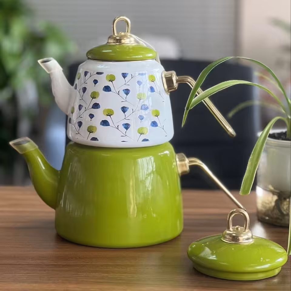 کتری قوری لعابی اصلی