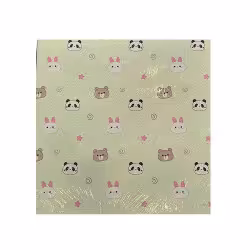 پازل کفپوش پاندا و خرگوش سبز