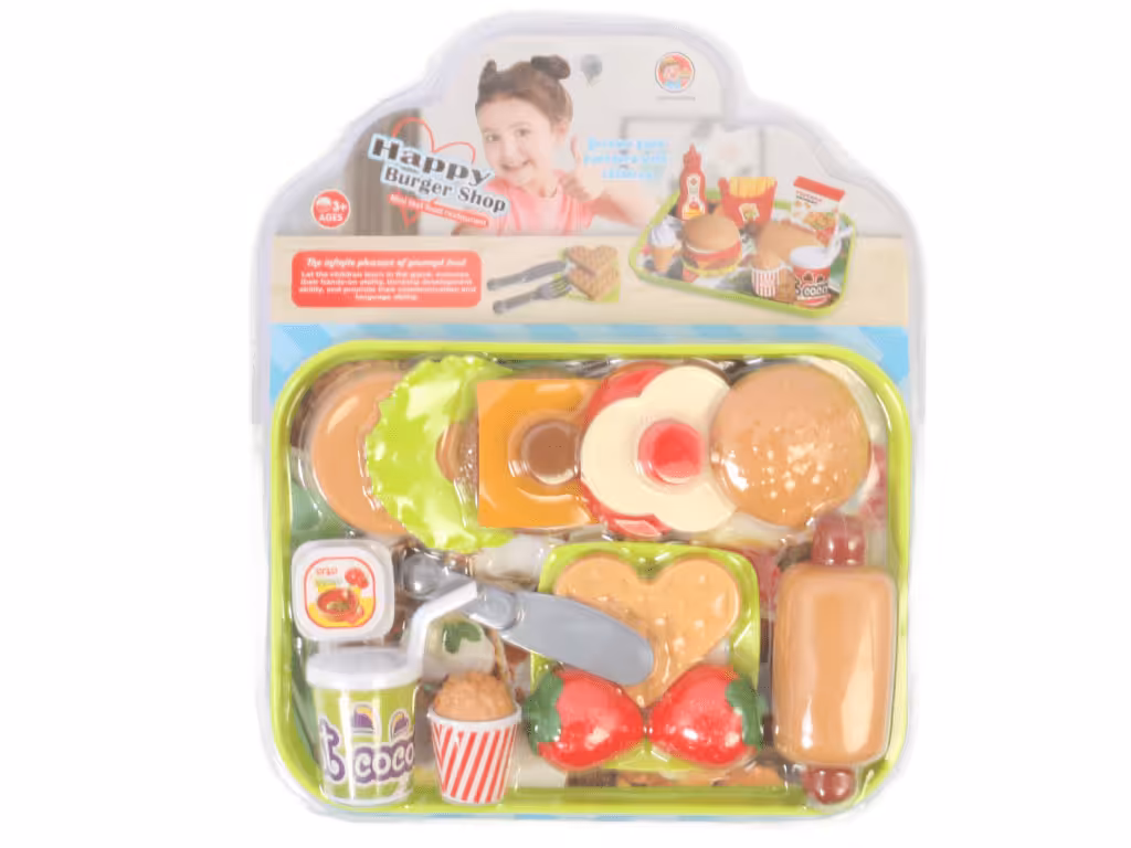 ست فست فود و دسر 11 تکه اسباب بازی