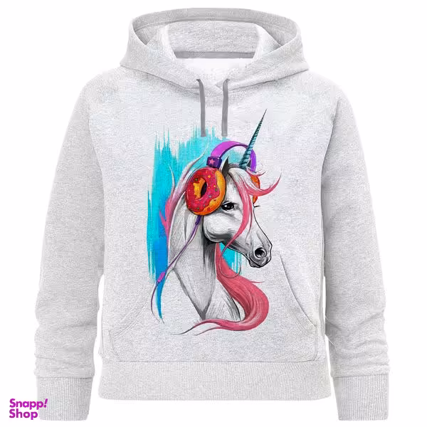 هودی دخترانه مدل اسب تکشاخ A223