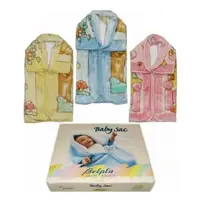 پتو نوزادی طرح گلبافت baby sac