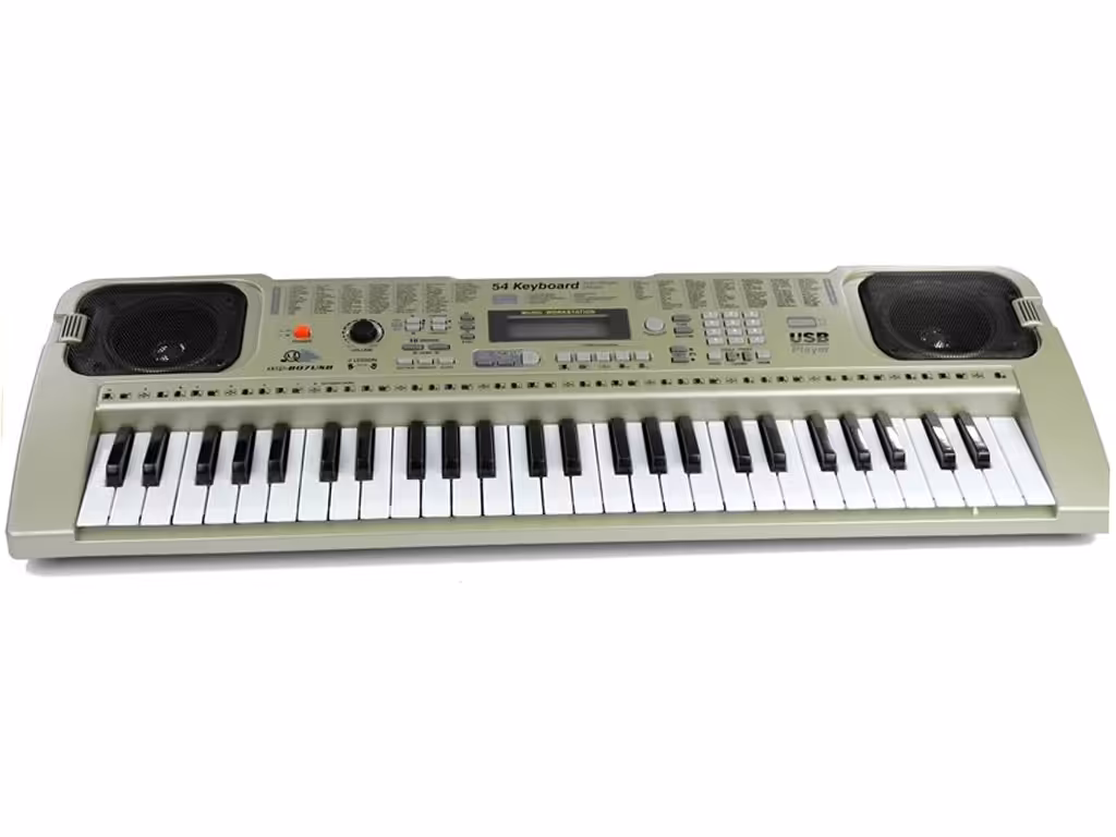 ارگ موزیکال اسباب بازی 54 کلید usb خور مدل MQ-807 USB keyboard همراه با میکروفون