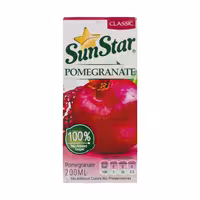 آبمیوه با طعم انار سان استار - 200 میلی لیتر بسته 36 عددی
