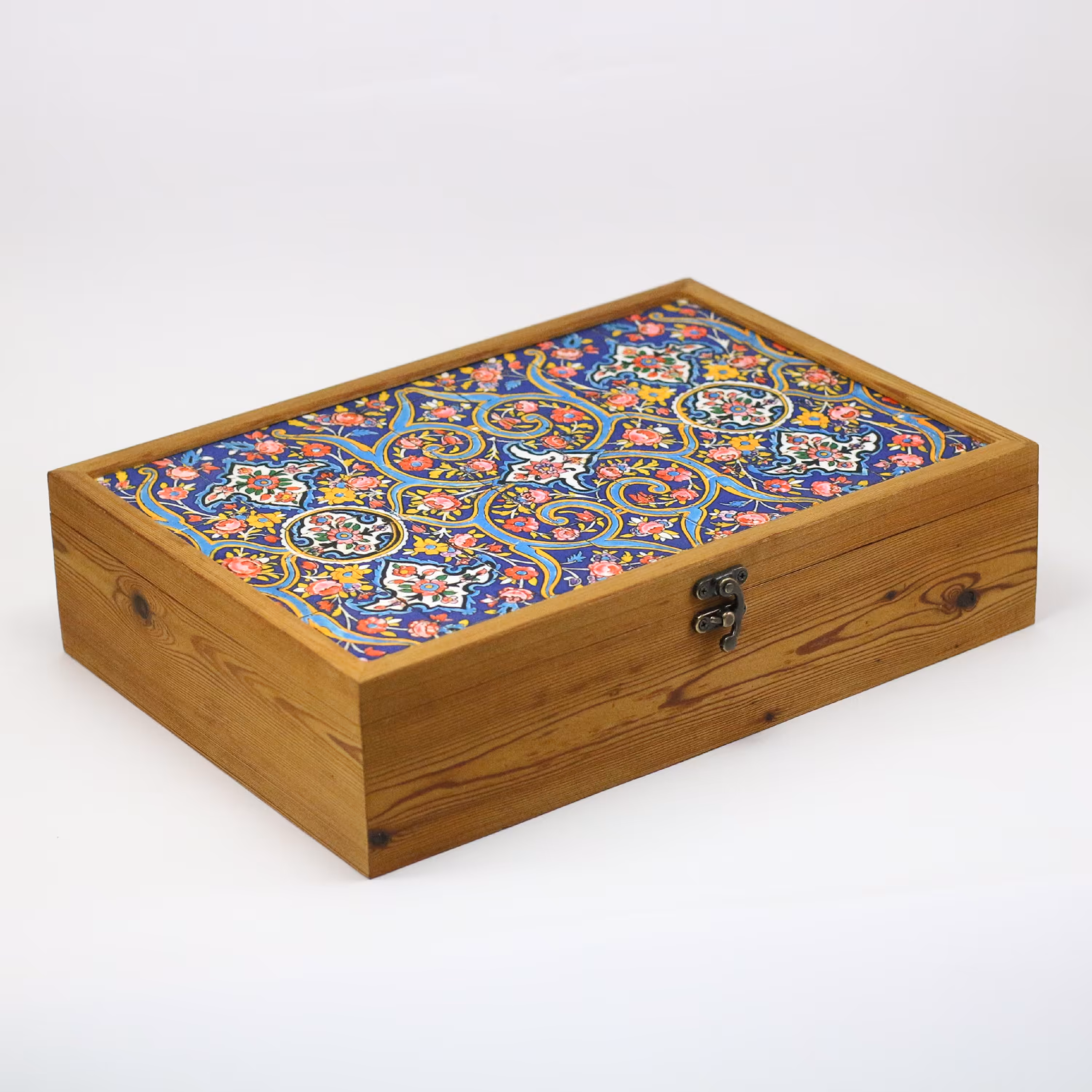 جعبه چوبی چای و دمنوش مدلG23 سایز35×25