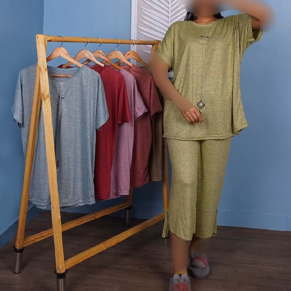 تاپ و شلوارک فانتزی ویسکوز