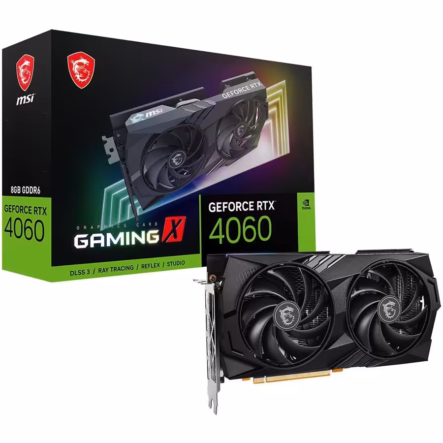 کارت گرافیک ام اس آی مدل GeForce RTX™ 4060 GAMING X 8G با حافظه 8 گیگابایت