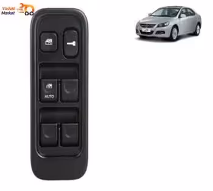 کلید شیشه بالابر جلو سمت چپ جک J5 شرکتی