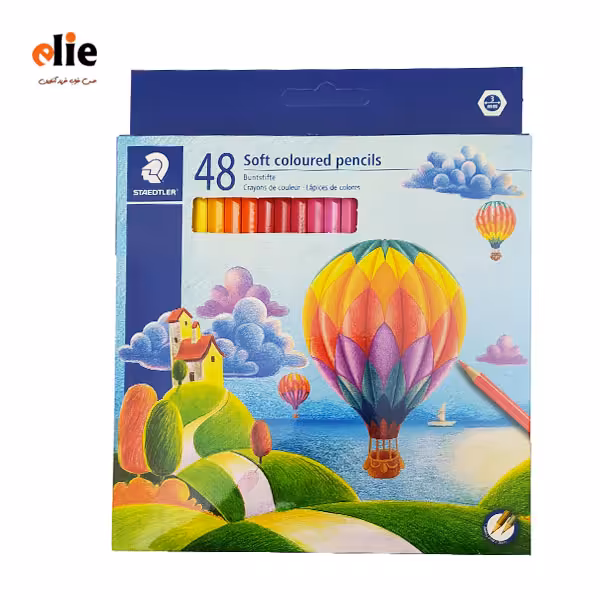 مداد رنگی 48 رنگ استدلر سری Soft