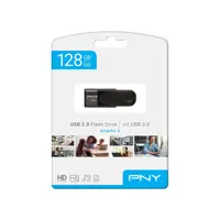 فلش مموری PNY مدل attache 4 USB 2.0 128 گیگ  تایوانی 