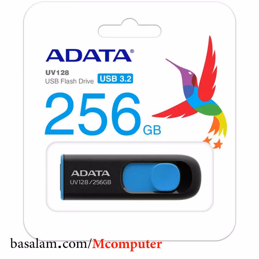 فلش مموری 256 گیگابایت ای دیتا ADATA UV128 با ارسال رایگان