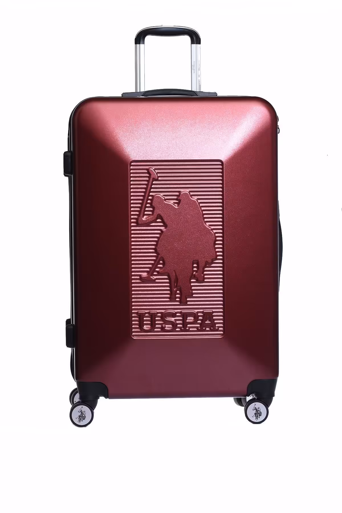 چمدان و ساک قرمز مردانه زنانه PLVLZ22821A BURGUNDY یونیسکس SIZIC اورجینال U.S. Polo Assn.