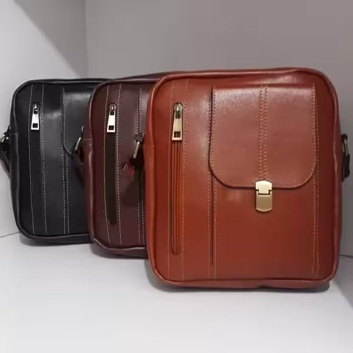 کیف دوشی ودستی تمام چرم طبیعی گاوی درجه یک
