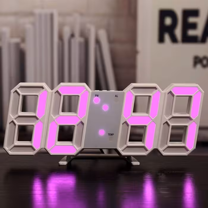 ساعت رومیزی دیجیتال مدل هوشمند عددی