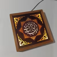 تابلو نوری شبخواب این روزها دستی به سمت ذوالفقار است 25در25