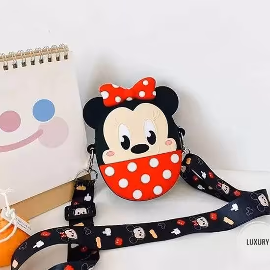 کیف سیلیکونی mickey & minniey