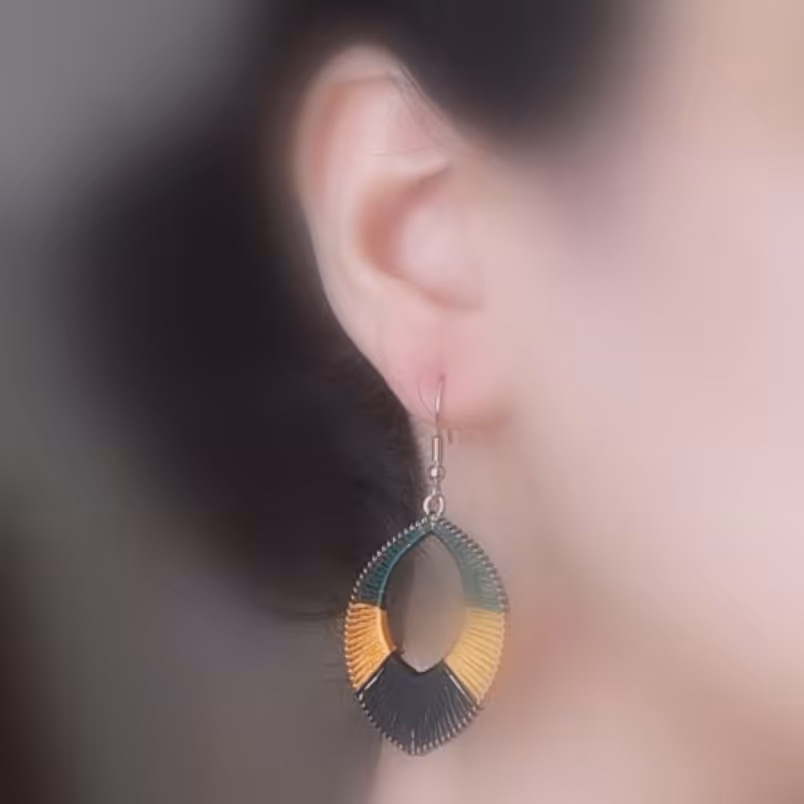 گوشواره تابستونی گوشواره هنری گوشواره استیل رنگ ثابت گوشواره ضد حساسیت گوشواره مجلسی گوشواره ترند