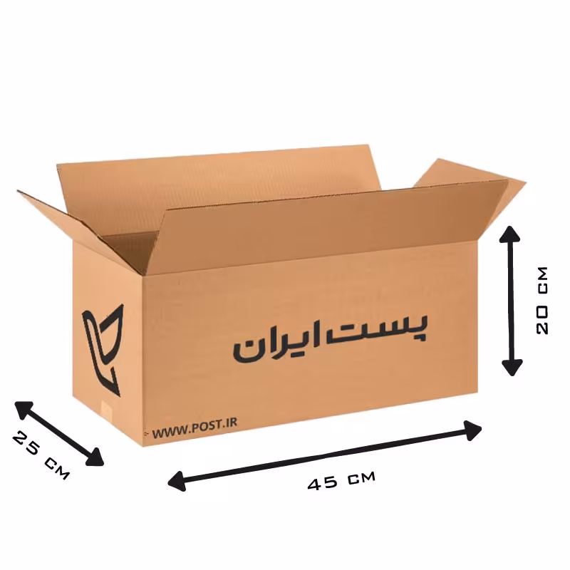 کارتن پستی سایز  6 استاندارد اداره پست 5 لایه 