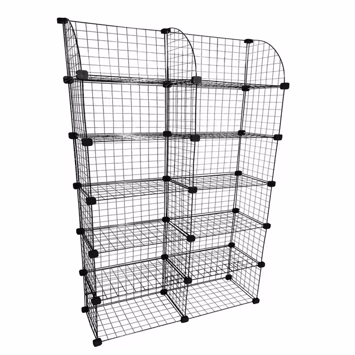 ست مشبک مدل هلالی شش طبقه در دو ردیف سایز 48x32(ارسال پس کرایه و به عهده مشتری)