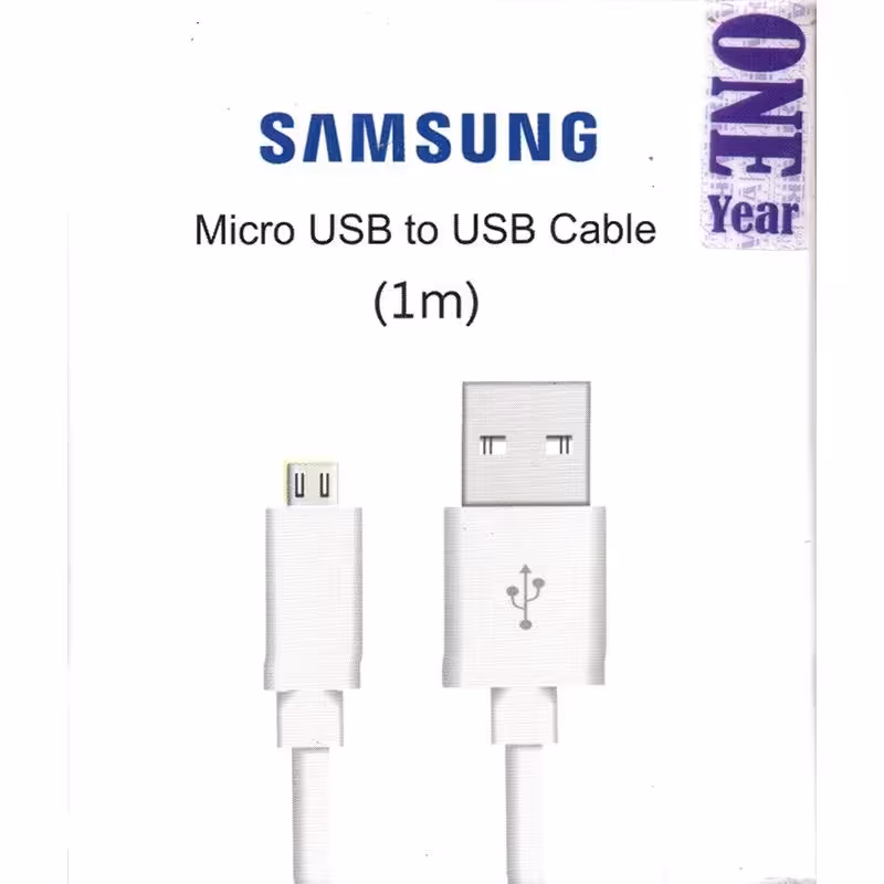 کابل شارژ  سرجعبه سامسونگ میکرو یو اس بی فست شارژ  با گارانتی مادام العمرفروشگاه