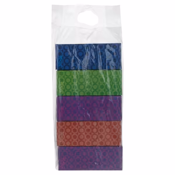 پک دستمال کاغذی پاکان مدل Afra بسته 5 عددی | فروشگاه اینترنتی تاتا کالا